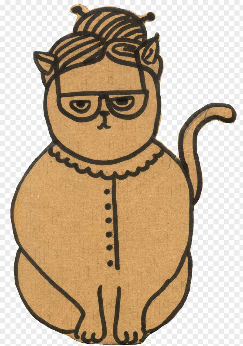 Cat Cartoon Character PNG