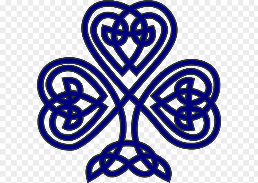 Celtic Shamrock Knot Saint Patrick's Day Celts Clip Art PNG