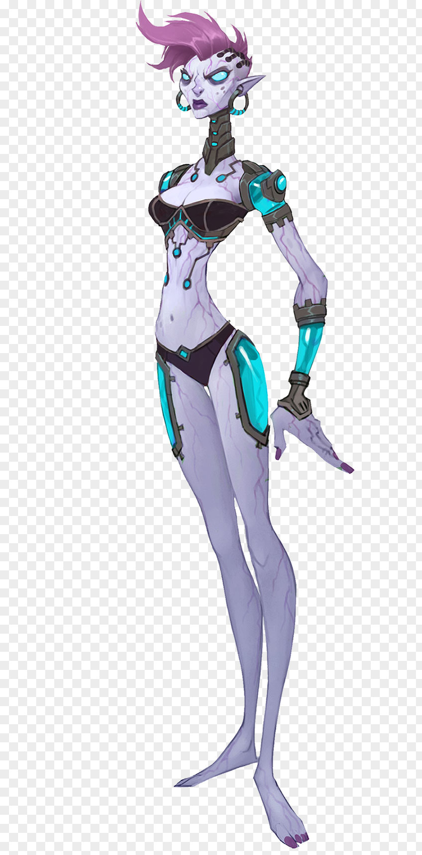 Design Concept Art WildStar Character PNG