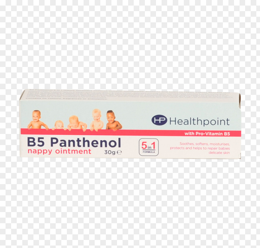 Health Point Panthenol Pantothenic Acid Topical Medication Cream PNG