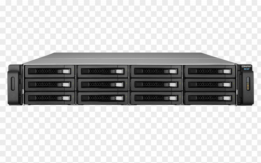 Rack & Riddle QNAP REXP-1220U-RP Network Storage Systems Hard Drives Systems, Inc. Serial ATA PNG