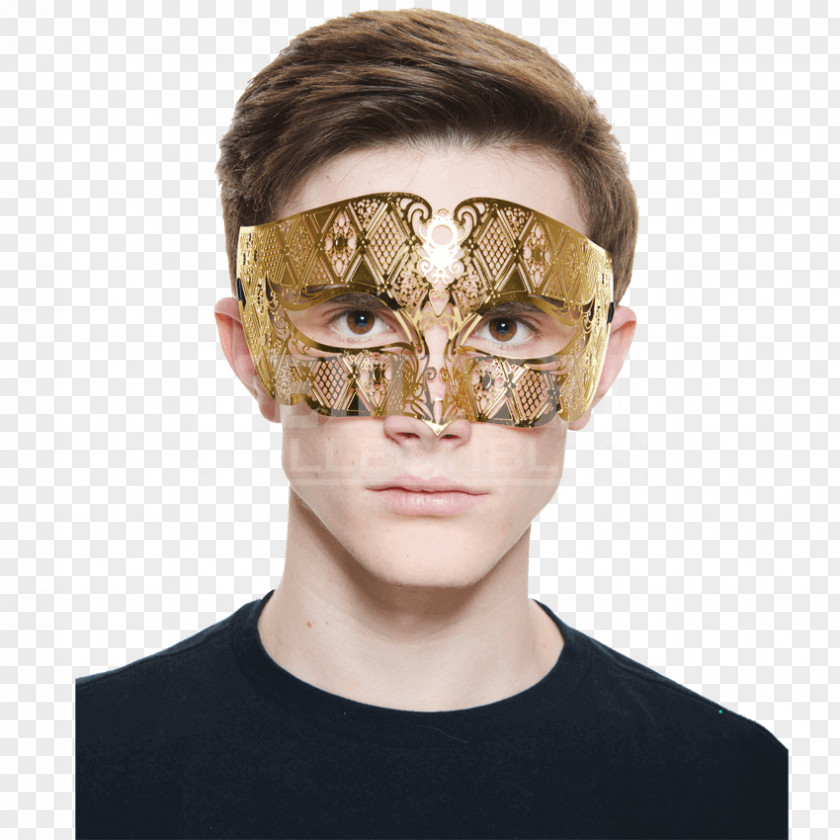 Mask Gold Silver Filigree SSENSE PNG