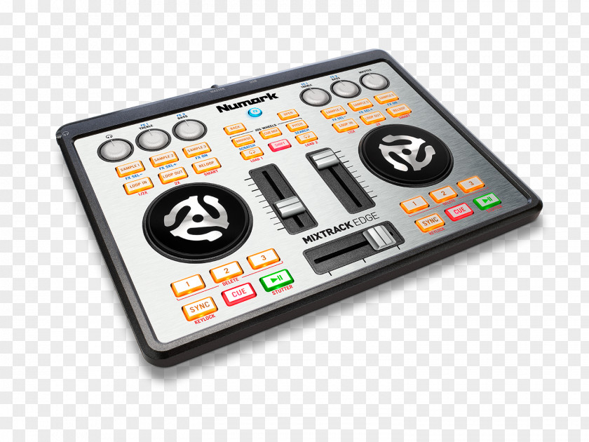 Numark Mixtrack Edge Industries DJ Controller Disc Jockey Audio Mixers PNG