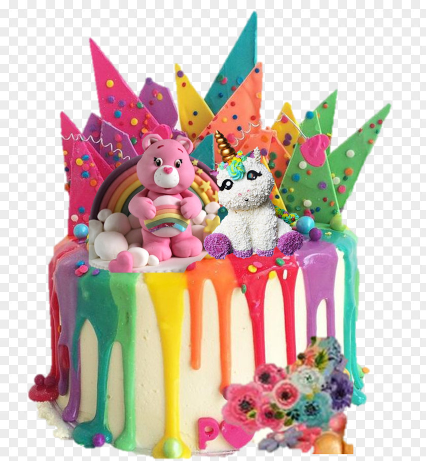 Wedding Cake Birthday Dripping Bakery Rainbow Cookie PNG
