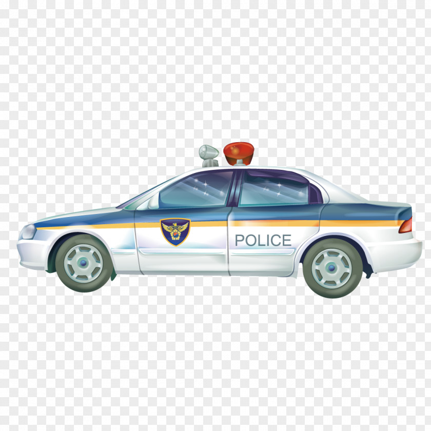 Cartoon Police Car PNG