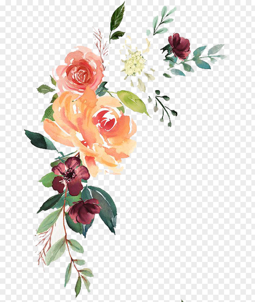 Free Watercolor Flowers Download Painting Clip Art Image Drawing PNG
