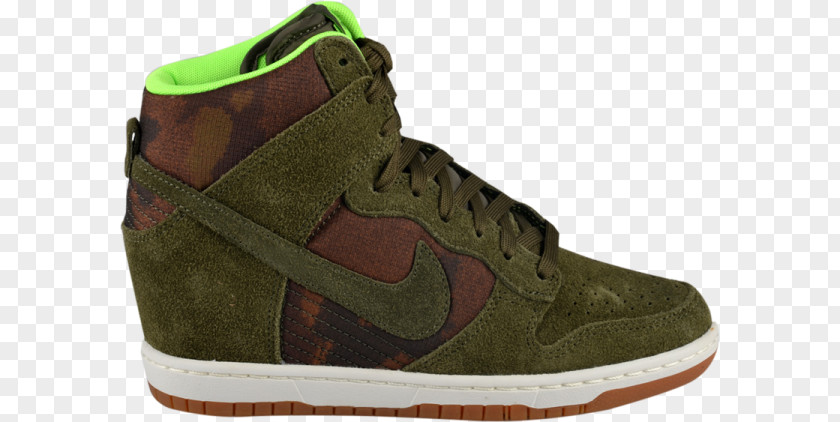 Nike Dunk Skate Shoe Sneakers Suede Sportswear PNG