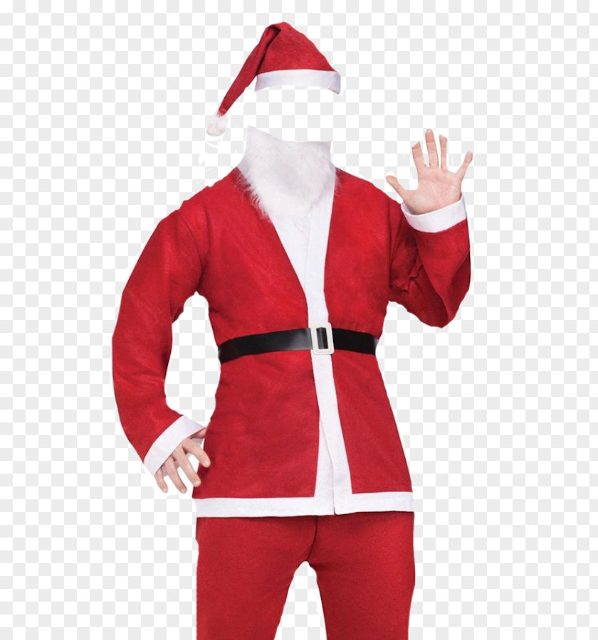 Santa Claus Suit Costume Christmas PNG