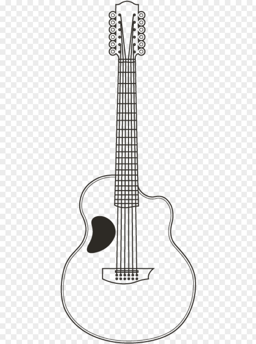Twelve-string Guitar Acoustic Electric String Instrument Accessory PNG