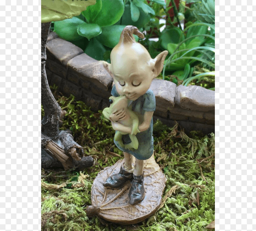 Wood Frog Pixie Cut Fairy Pixies Figurine PNG