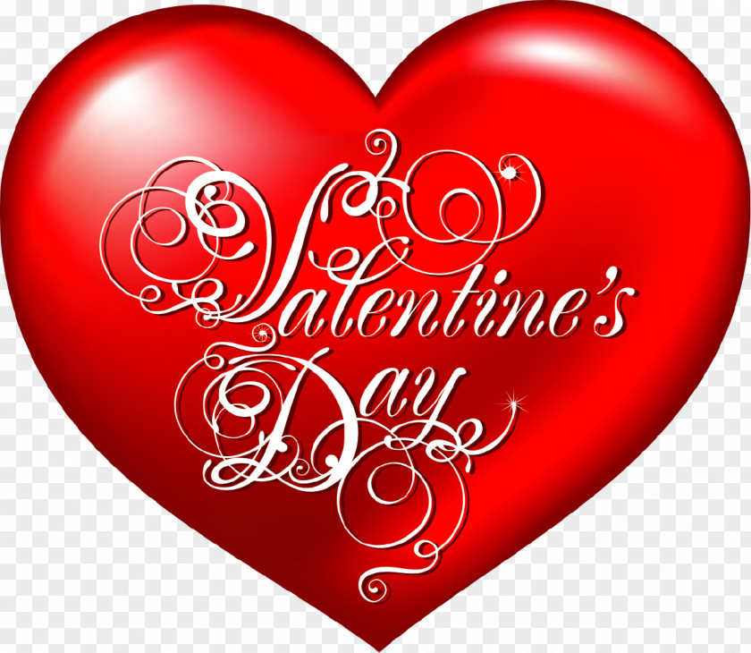 3d Love Valentine's Day Heart Clip Art PNG