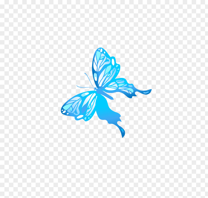 Butterfly Blue Computer File PNG