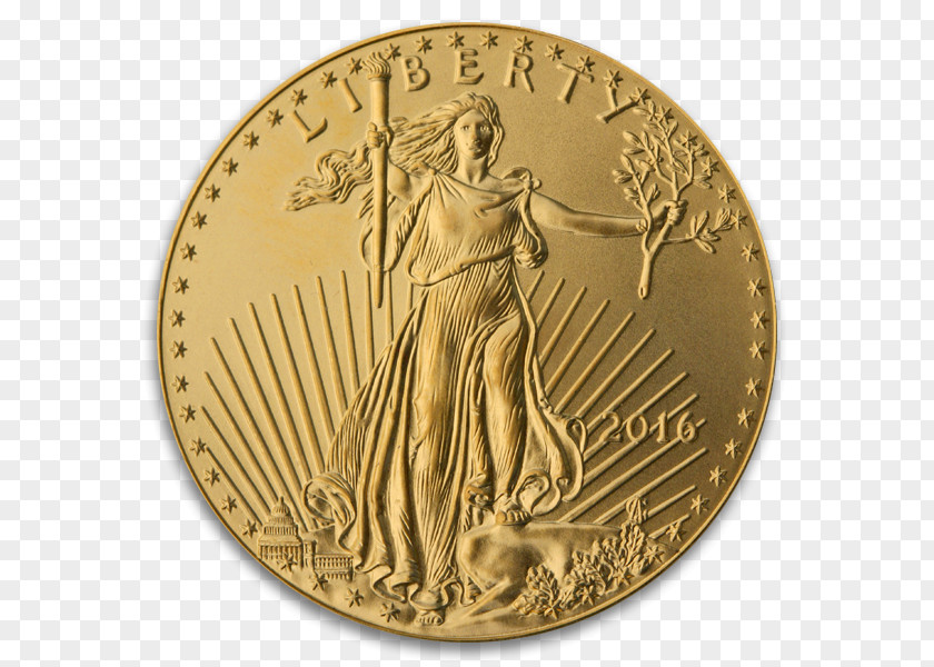 Coin Gold American Eagle Bullion PNG