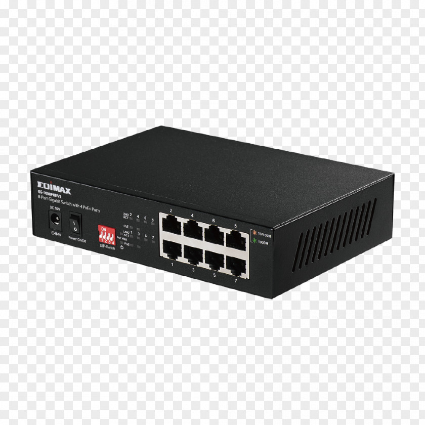 Computer Network Switch Router Gigabit Ethernet Power Over PNG