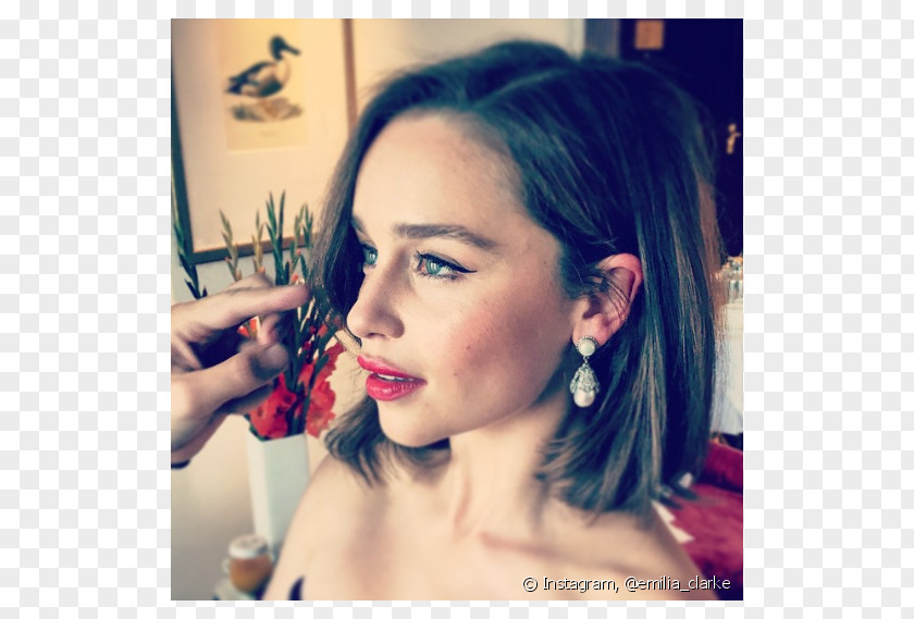 Emilia Clarke Daenerys Targaryen Bob Cut Hairstyle Terminator Genisys PNG