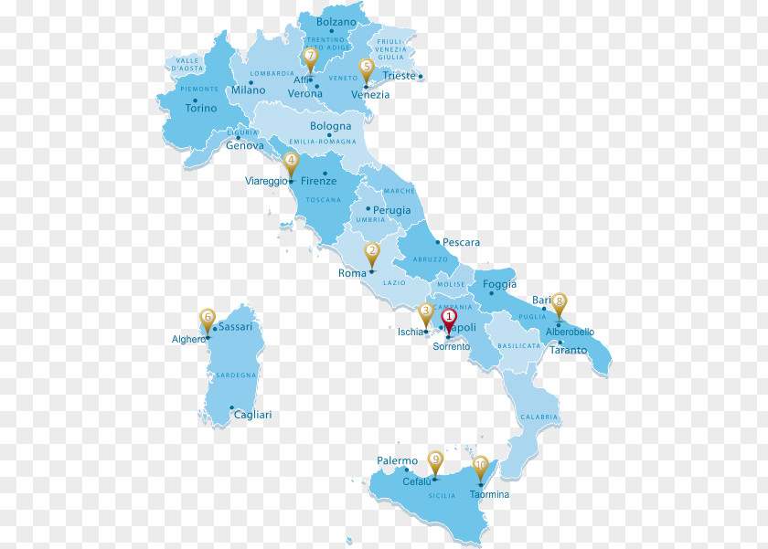 Italy Italian Unification Vector Map Graphics PNG