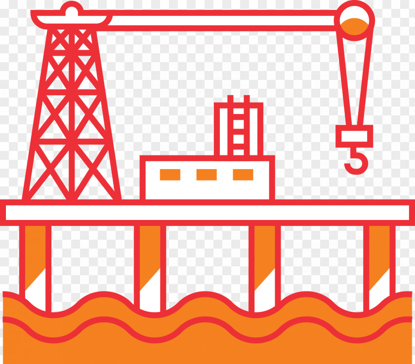 Petroleum Well Drilling Counterweight Crane Clip Art PNG