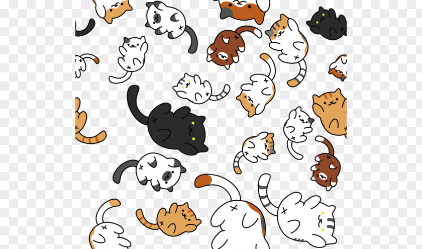 A Variety Of Cute Cat Stickers Neko Atsume Kitten Felidae Game PNG