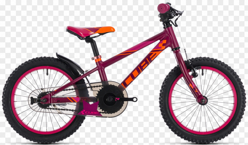 Bicycle Cube Kid 160 (2018) Bikes Cycling PNG