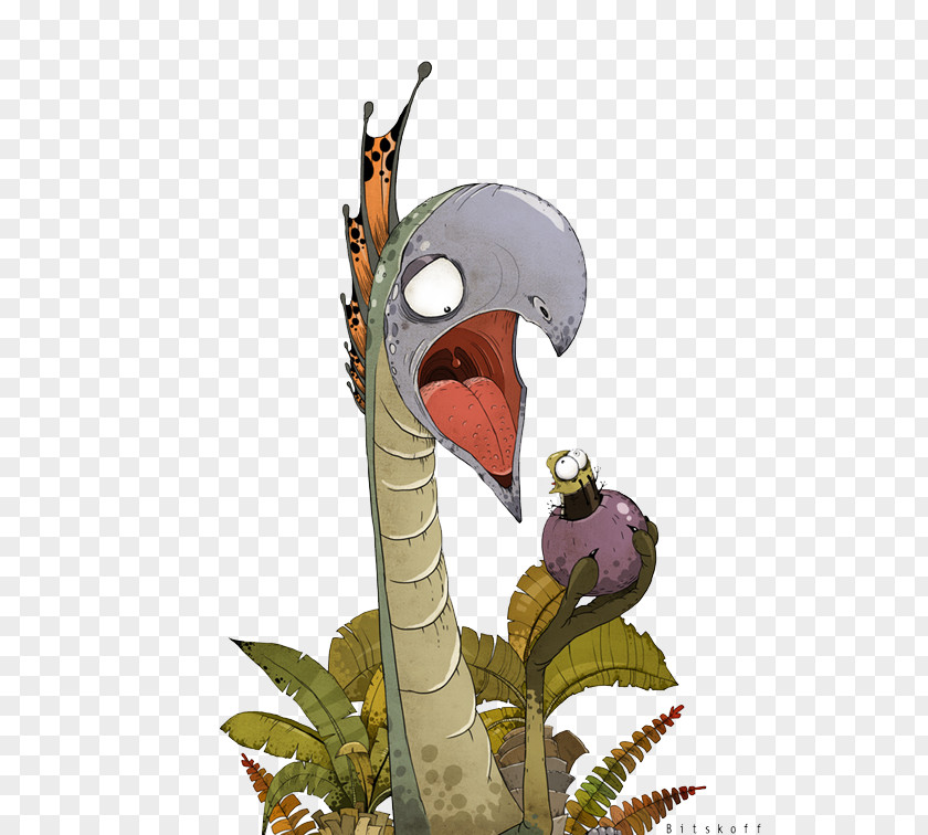 Creative Bird Monster Cartoon Drawing Illustrator Illustration PNG