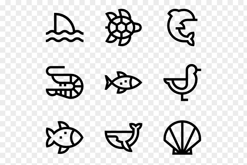 Sealifeblackandwhite Mexican Cuisine Food Icon Design PNG