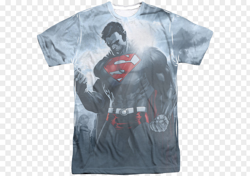 Superman T-shirt Batman Clark Kent All Over Print PNG