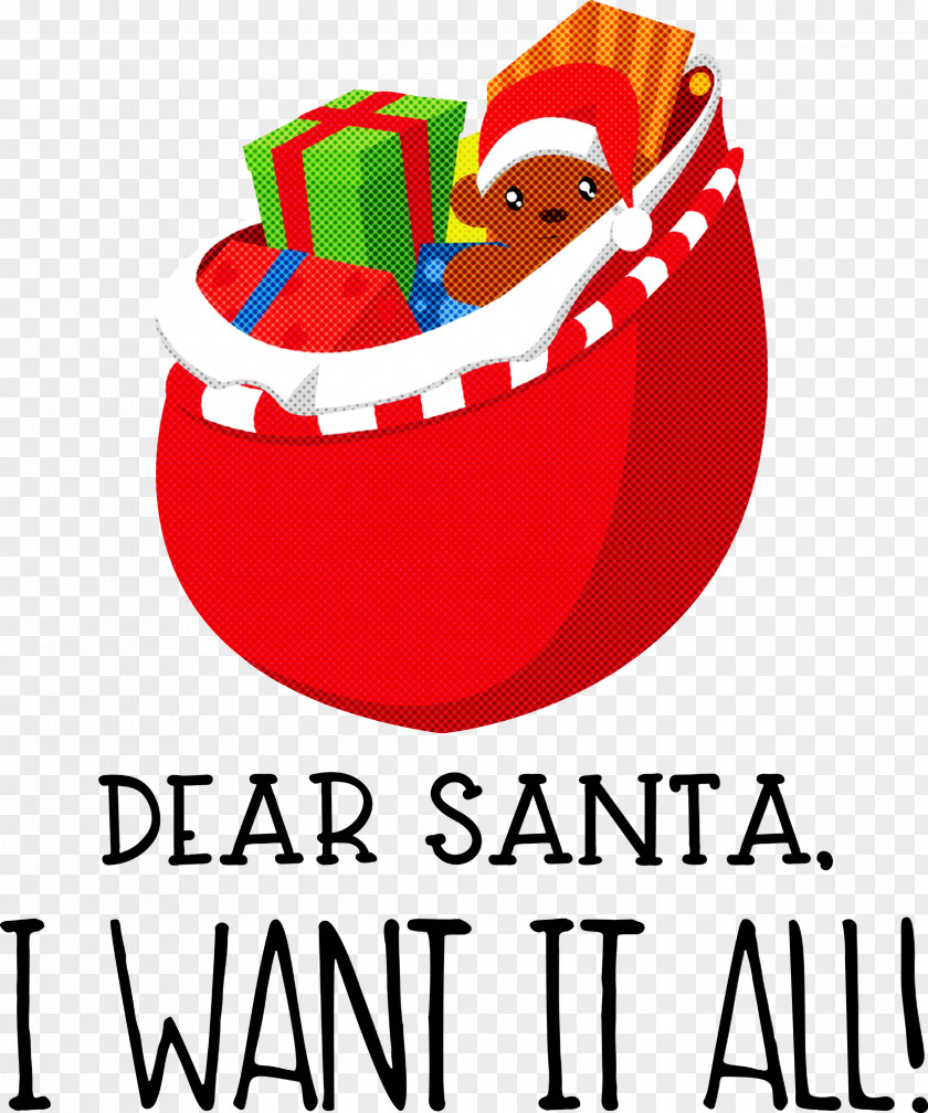 Dear Santa Christmas PNG