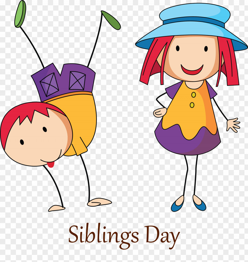 Happy Siblings Day PNG