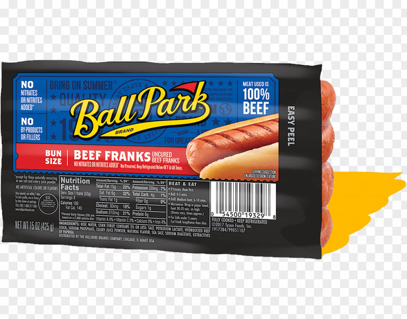 Hot Dog Ball Park Franks Beef Barbecue Turkey Meat PNG