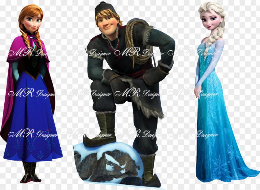 Anna Elsa Olaf Kristoff Costume PNG