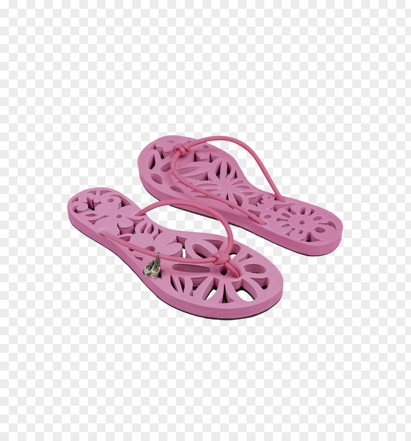 Carved Pattern Flip-flops Sandal Fuchsia High-heeled Shoe Sports Bra PNG