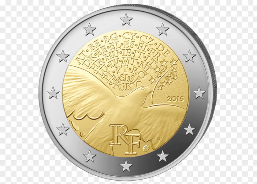 Coin Monnaie De Paris 2 Euro Commemorative Coins PNG