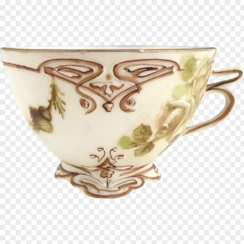 Cup Coffee Saucer Porcelain Cafe PNG