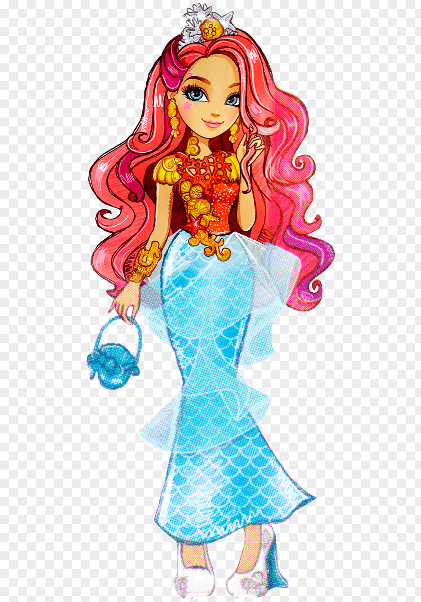 Mermaid Ariel The Little Ever After High Meeshell Doll PNG