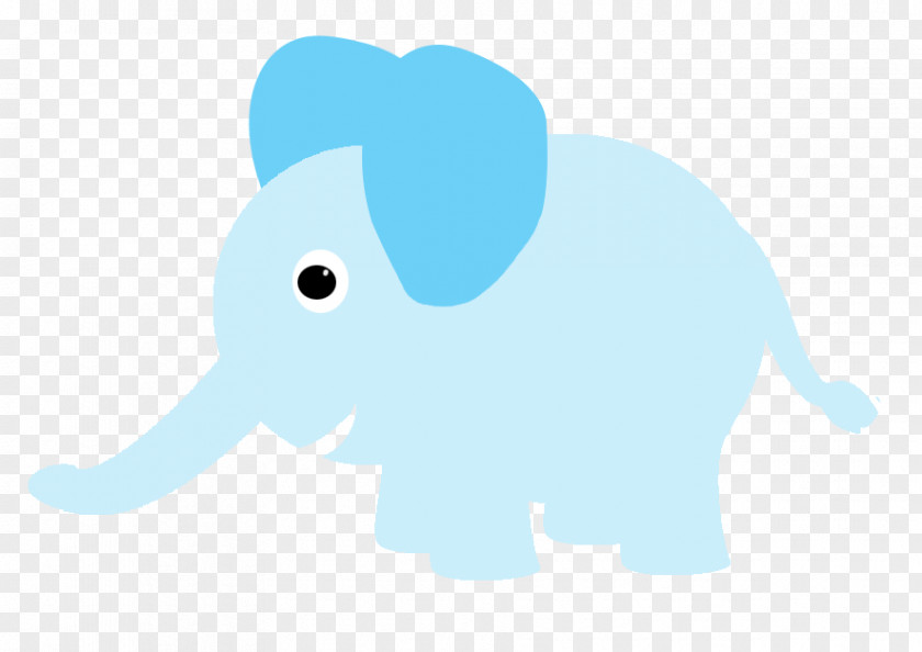 Animal Figure Turquoise Elephant Background PNG
