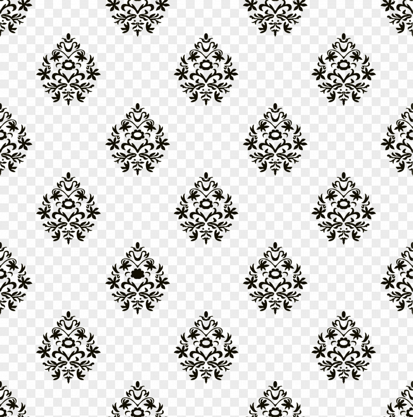 Black Flower Background Royalty-free Pattern PNG