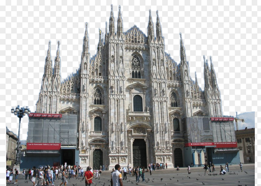 Gothic Building Five Milan Cathedral Galleria Vittorio Emanuele II Monza Excursion PNG