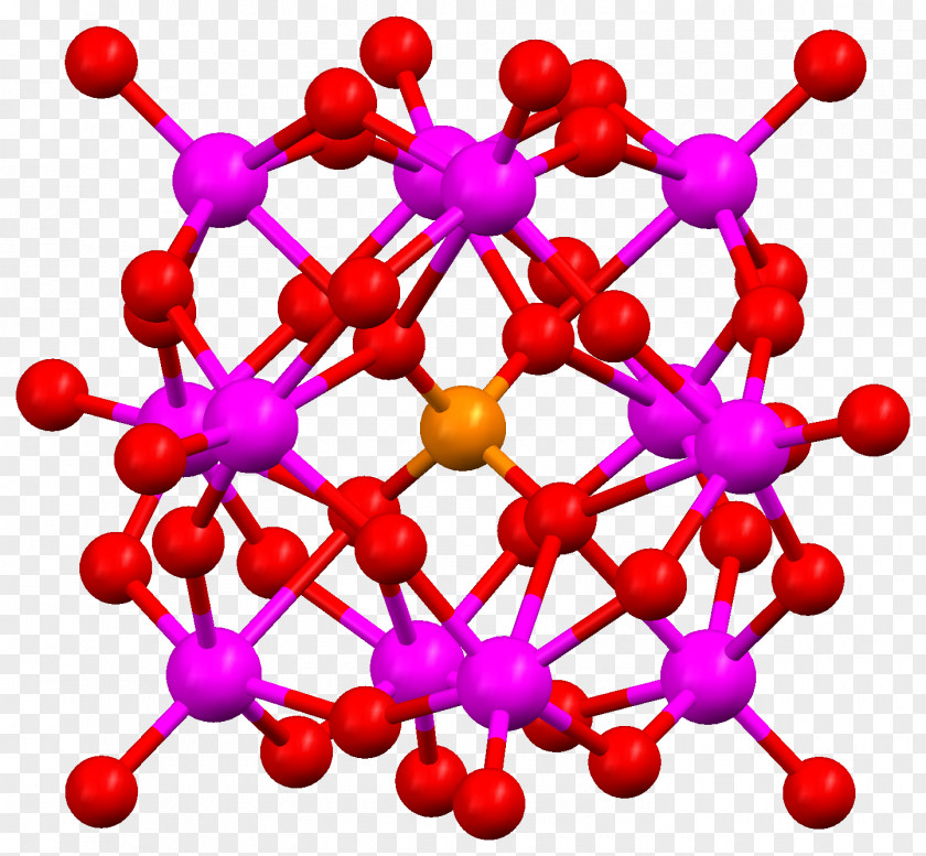 Keggin Structure Polyoxometalate Heteropoly Acid Anioi PNG