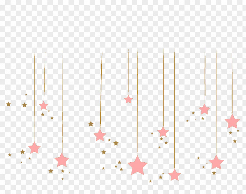 Pink Star Pendant PNG