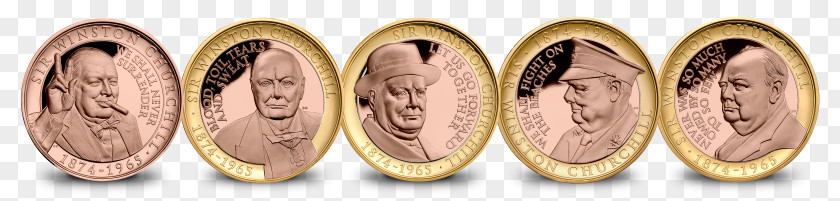 Coin Commemorative Gold Set PNG