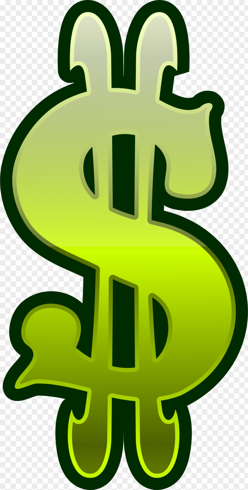 Dollar Sign Currency Symbol Clip Art PNG