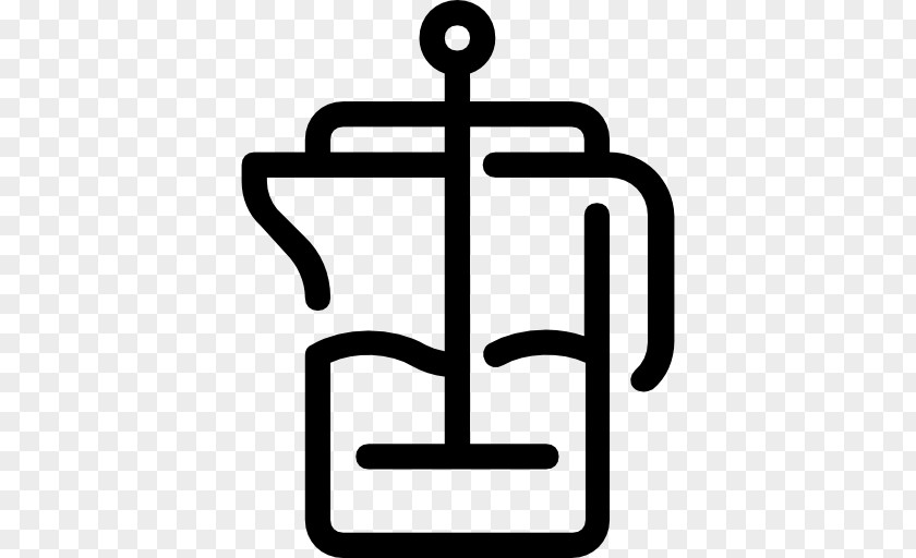 French Press Line Clip Art PNG