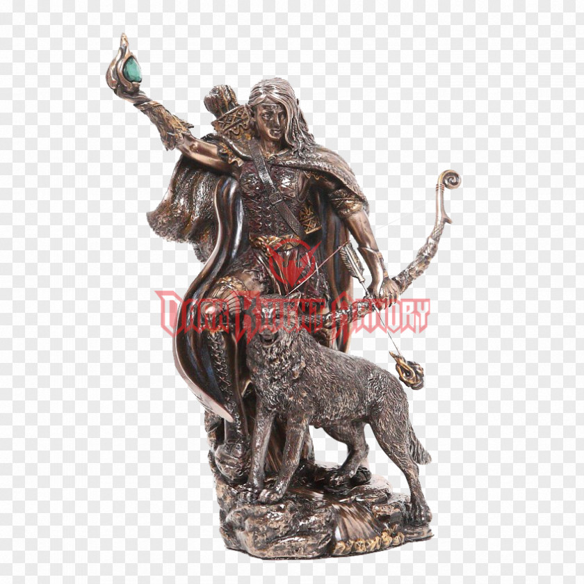 Norse Nature Spirits Odin Skaði Mythology Statue Sculpture PNG