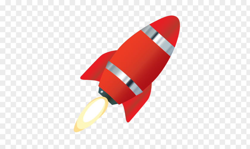 Red Rocket Creative Apple Icon Image Format Spacecraft PNG