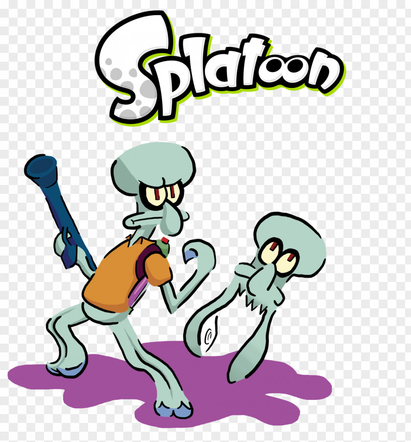 Squid Squidward Tentacles Splatoon Sandy Cheeks DeviantArt PNG