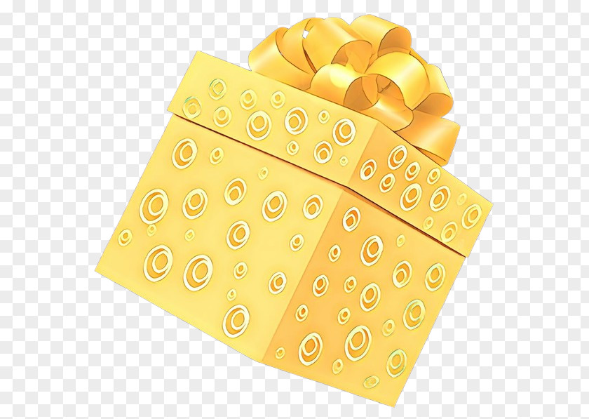 Yellow Balloon Gift Box Christmas PNG