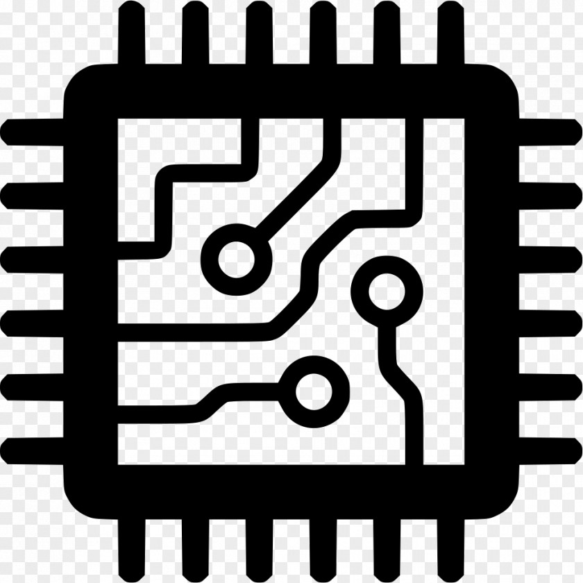Computer Integrated Circuits & Chips Central Processing Unit Hardware Clip Art PNG