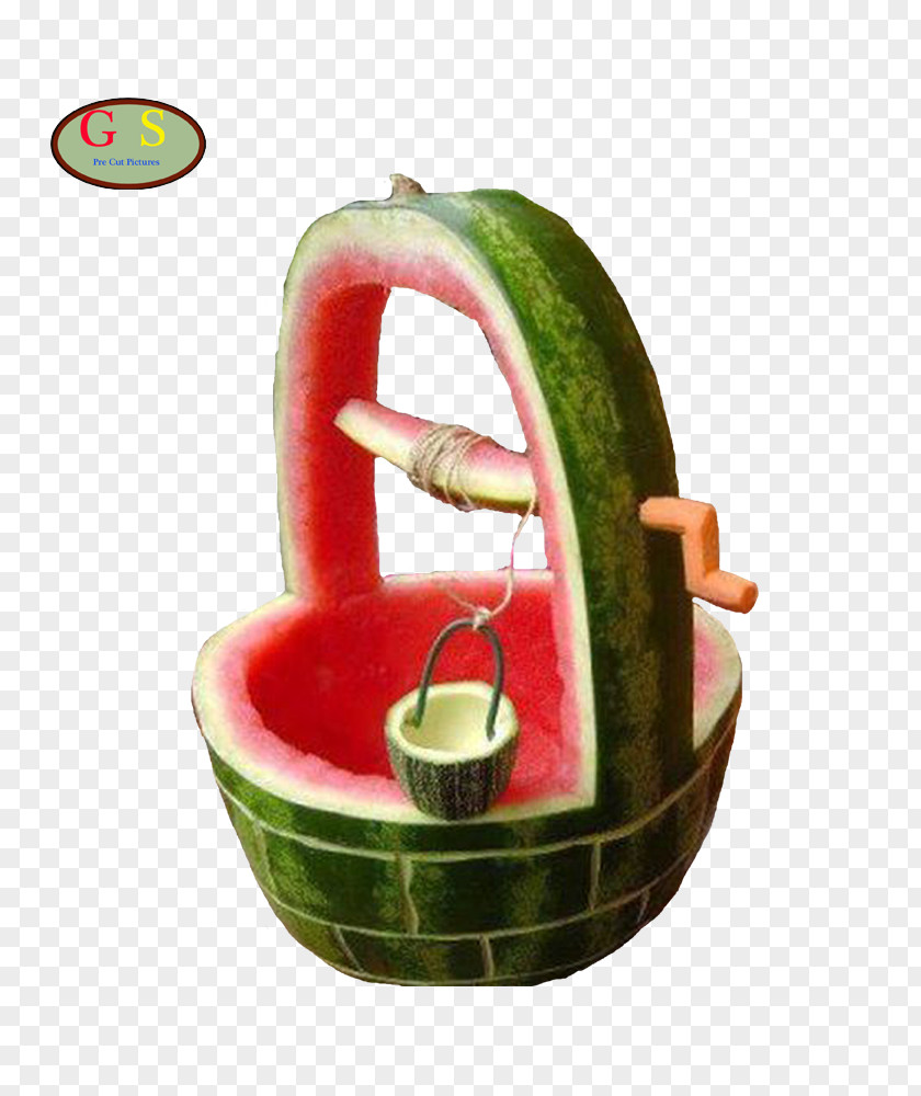 Funny Fruit New England Clam Bake Mukimono Watermelon Carving PNG
