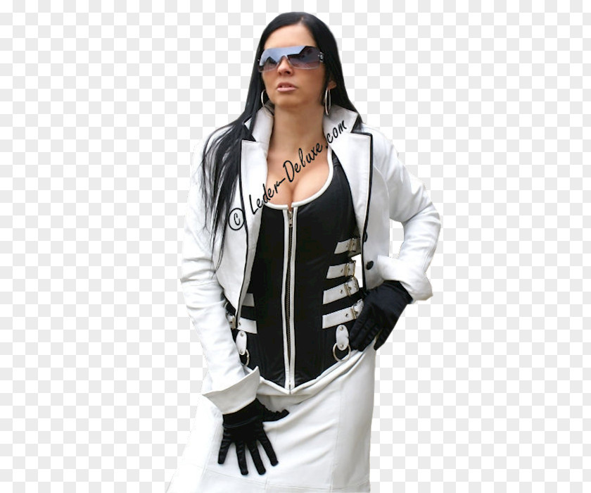 Jacket Shrug Leather White Hoodie PNG