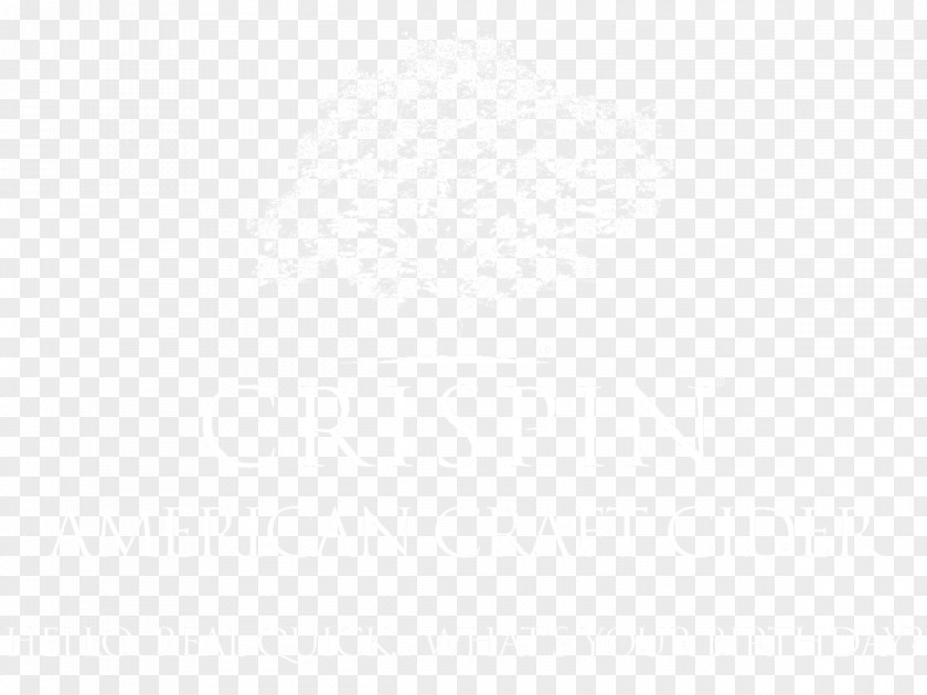 Line Crispin Hard Cider Company White Font PNG